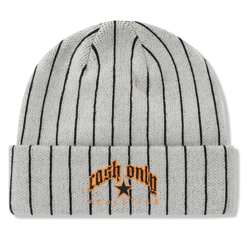 Camo snapback cap for bold woodland style -Cash Only - Pinstripe Beanie Light Grey