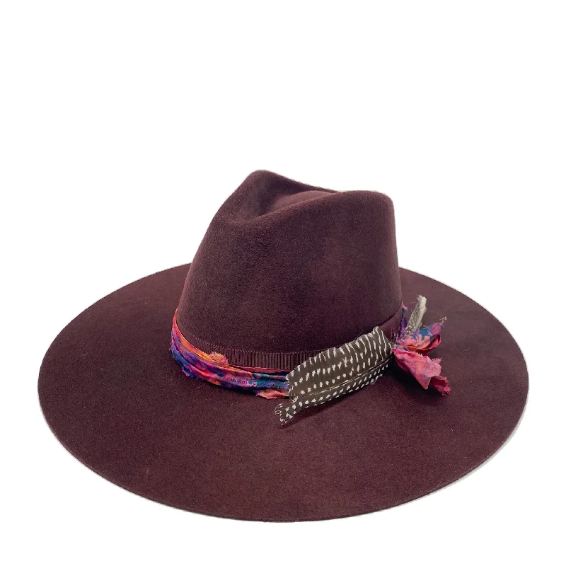 Luxury wool felt hat with soft lining -VERONA FEDORA CURRENT W/SILK