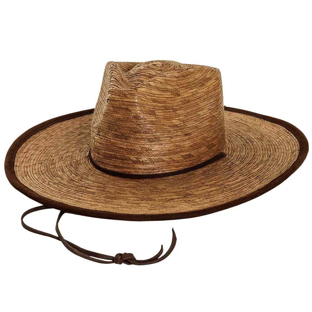 Soft straw hat for women with a flexible brim for ultimate comfort -Otto | Mens Wide Brim Palm Leaf Sun Hat