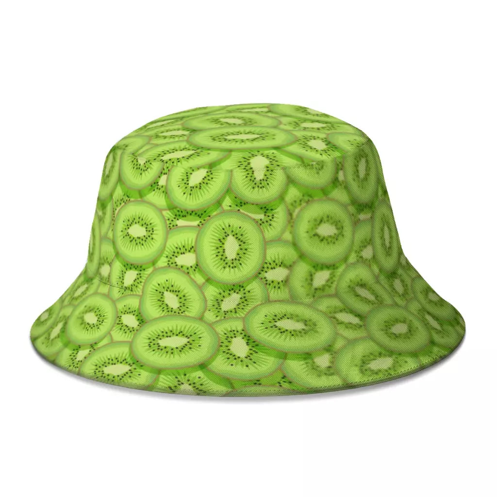 Animal Print Bucket Hat for Fun -Kiwi Fruit Classic Bucket Hat