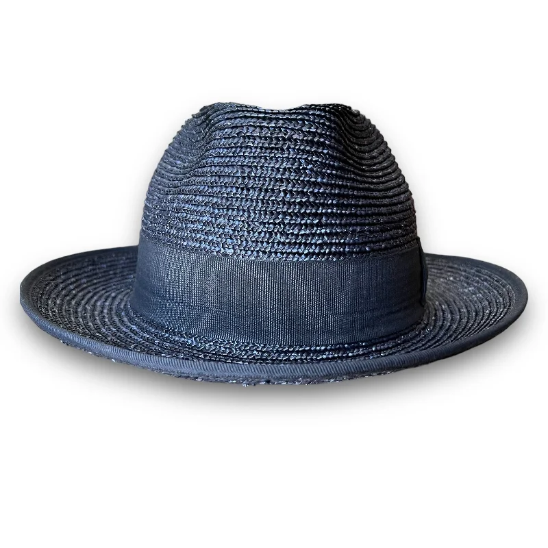 Classic straw cowboy hat for women with western-inspired design and charm -THE FLAMEKEEPERS HAT CLUB SUGAR RAY NAVY BLUE