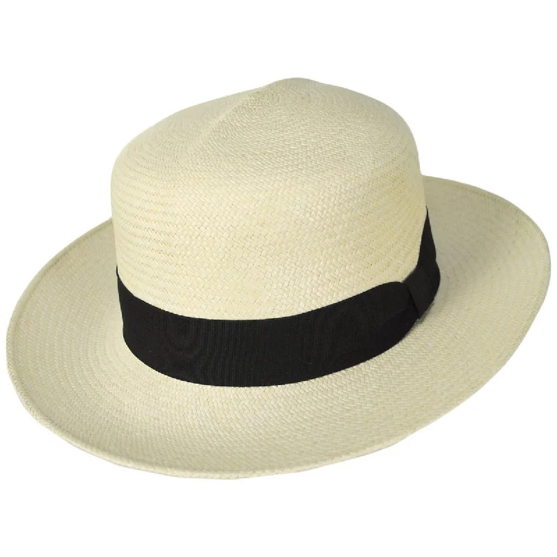 Lightweight straw cap for men with a practical and comfortable design for warm weather -Habana Cuenca Panama Straw Hat