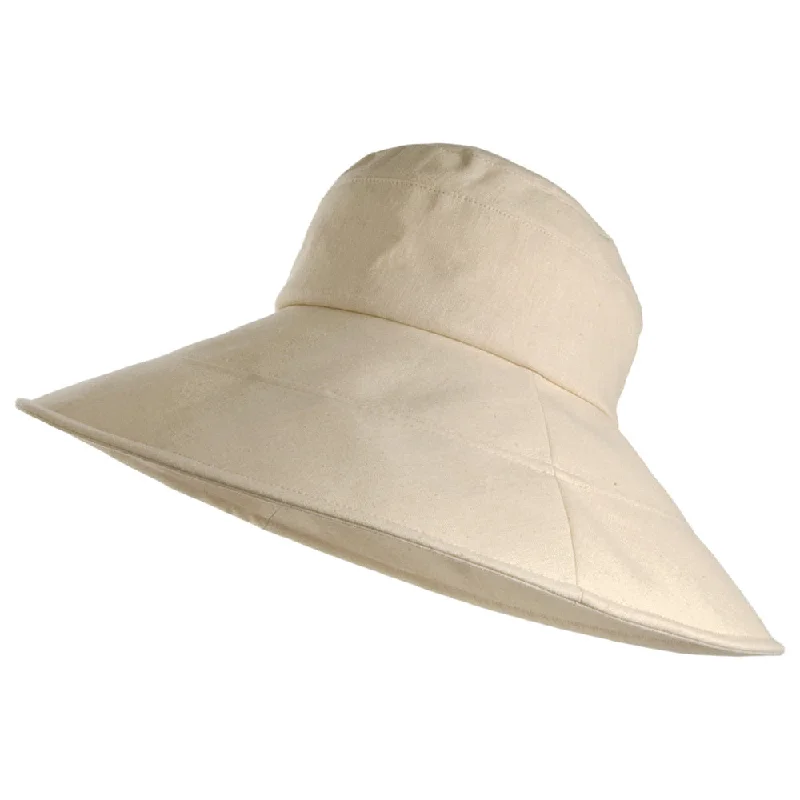 Classic straw sun hat for women with wide brim and stylish accent -sur la tête Packable Monaco Sun Hat Beige Wholesale Pack