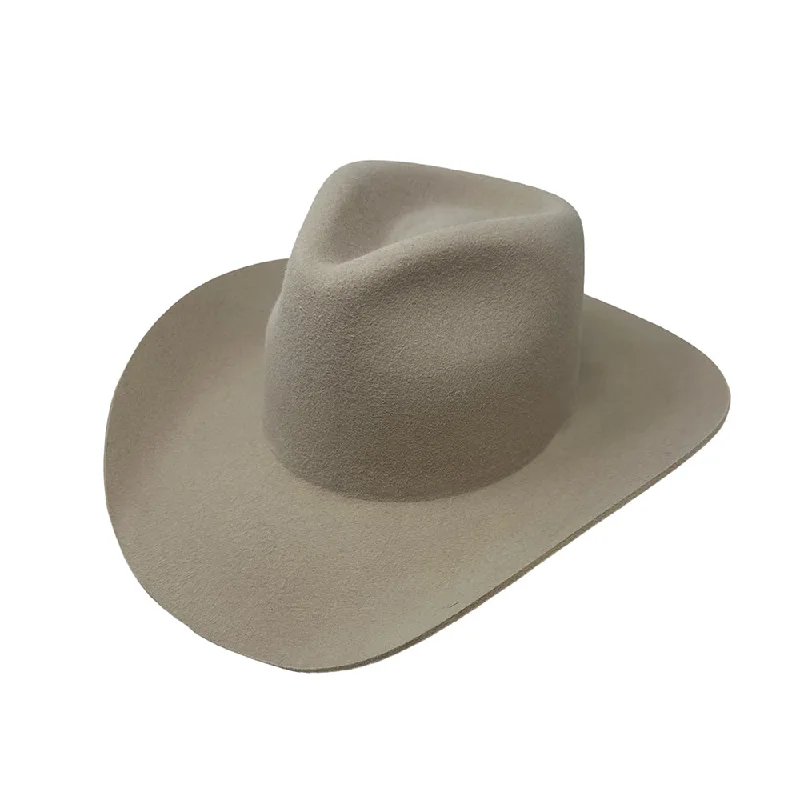 Handmade wool felt hat for artisan appeal -Maverick Teardrop Bone