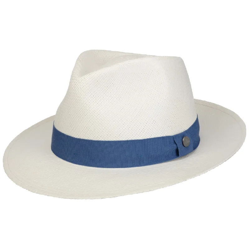 Natural straw sun hat for men with breathable design for hot weather -Resort-Ready Straw Fedora