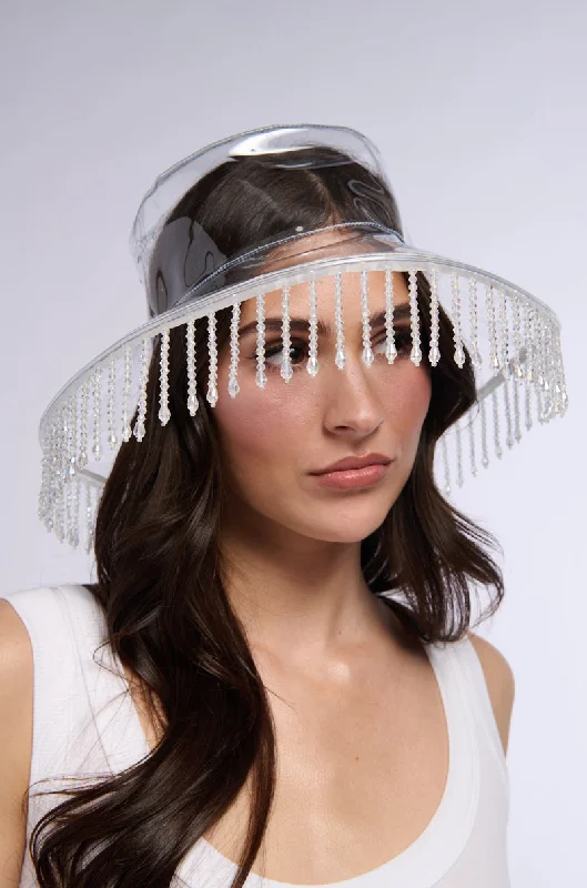 Christmas Bucket Hat for Holiday -CLEAR TO YOU CRYSTAL BUCKET HAT