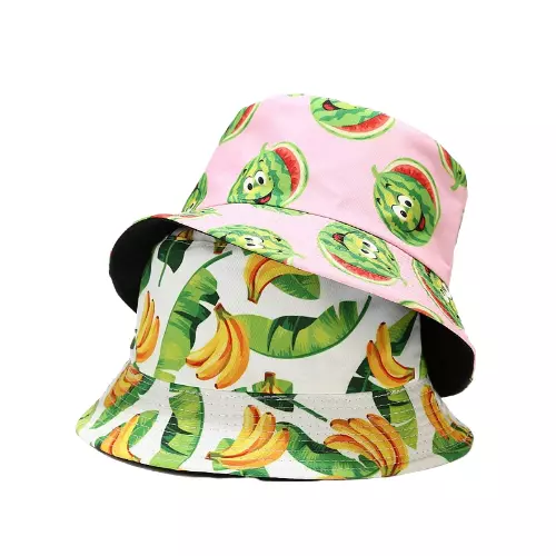 Picnic Bucket Hat for Outing -Fruit Cocktail Bucket Hat