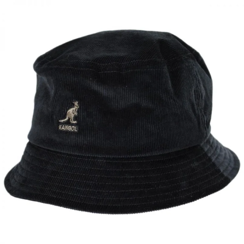 Geometric Bucket Hat for Trend -Corduroy Cotton Blend Bucket Hat