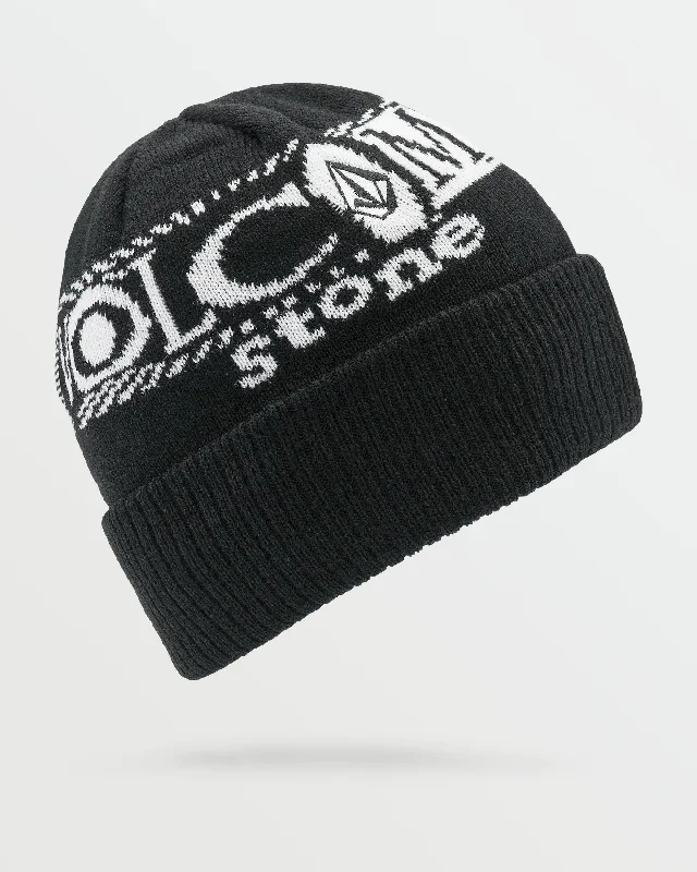 Nylon Baseball Cap for Lightweight -Lib Stone Legacy Beanie - Black