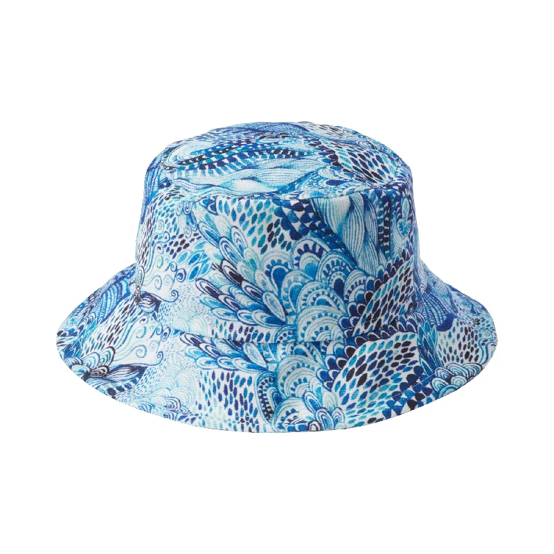 Indian Bucket Hat with Intricacy -GIRL'S BUCKET HAT WAVES