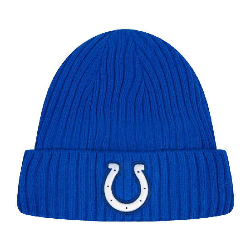 Graphic dad cap for quirky personality shine -NFL INDIANAPOLIS COLTS CLASSIC CORE UNISEX BEANIE (ROYAL BLUE)