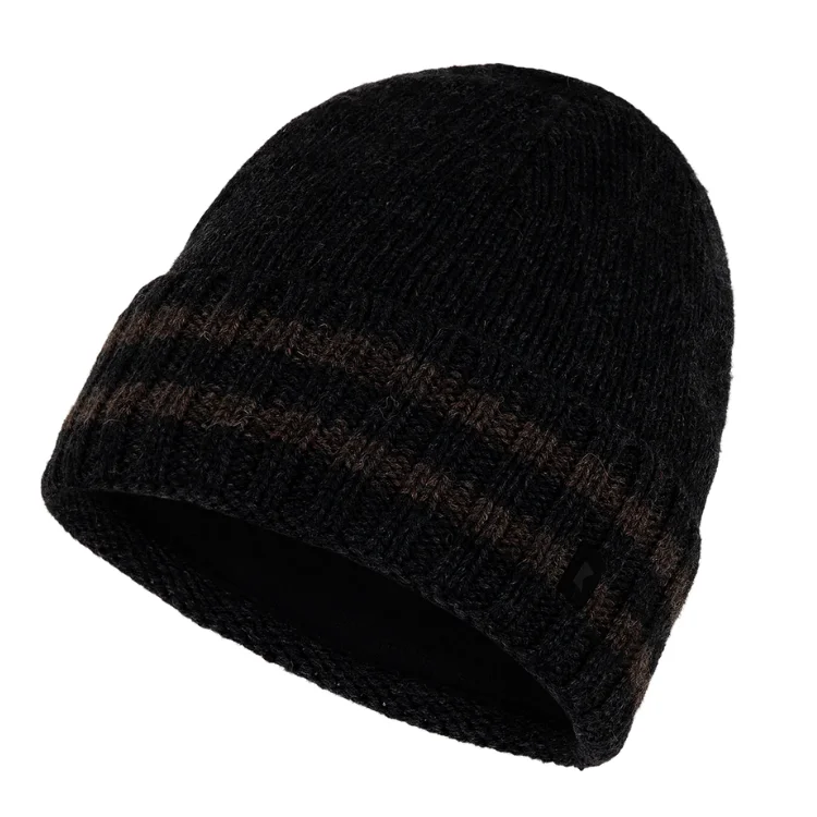 Sports cap with moisture-wicking fabric tech -Kooringal Mens Beanie Chakola - Charcoal