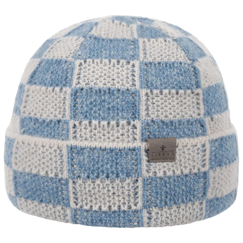 Denim dad cap for effortless casual charm -Vallesta Twotone Beanie with Cuff by Lierys