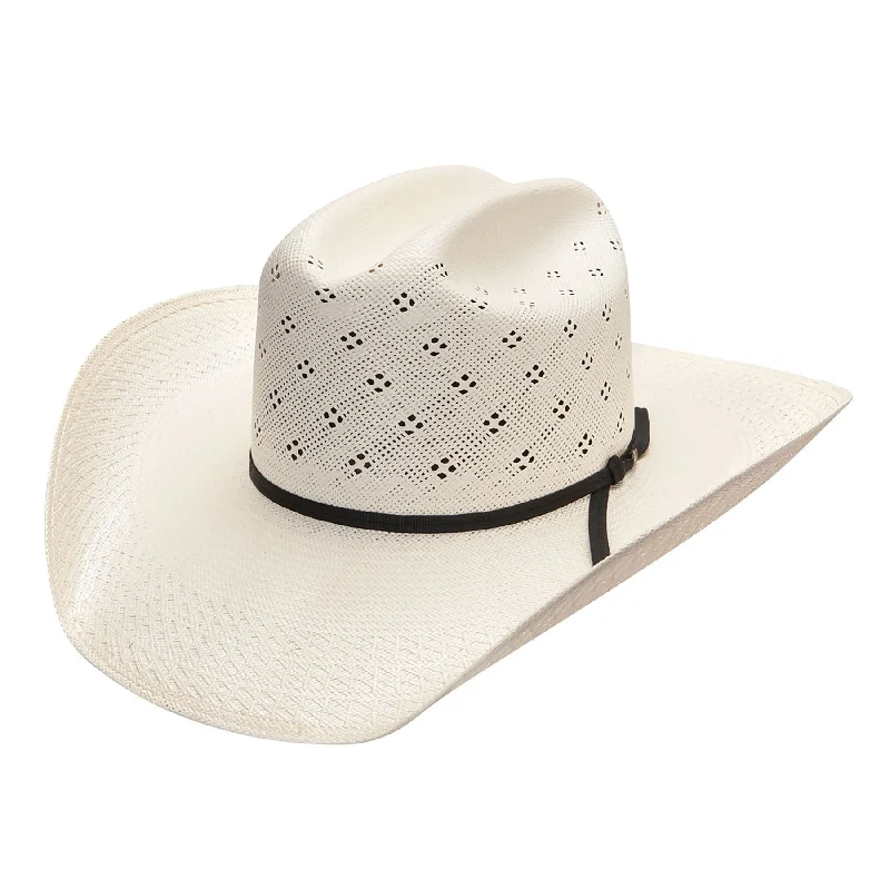 Fun straw sun hat for women with floral accents and playful design -20X Conley Natural