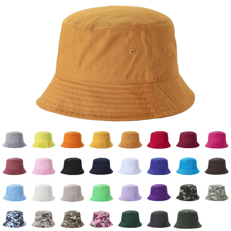 Punk Bucket Hat with Spikes -Unbranded Bucket Hat, Blank Sun Bucket Cap