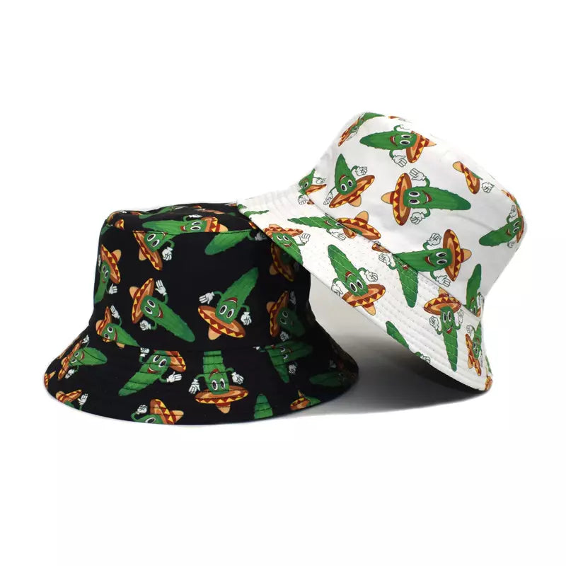 Weekend Bucket Hat for Leisure -MEX Cucumbers Bucket Hat