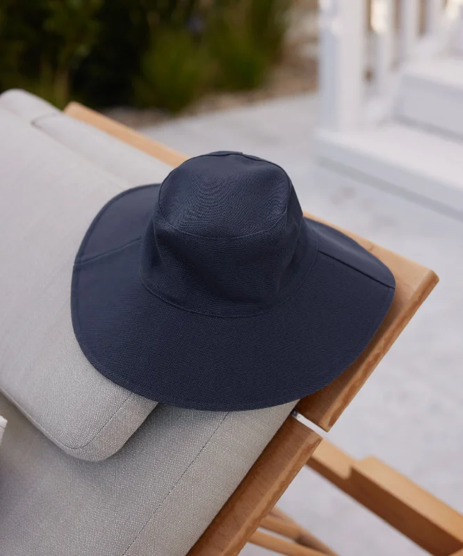 Lightweight straw hat for men with casual style and sun protection for travel -Cotton Canvas Sun Hat