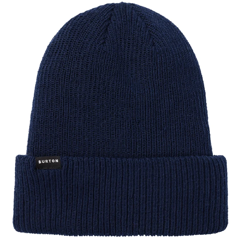 Classic navy cap for timeless wardrobe staple -Burton Recycled All Day Long Beanie 2024