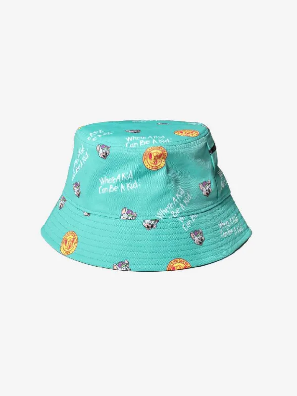 Tennis Bucket Hat for Game -Repeat Embroidered Bucket Hat