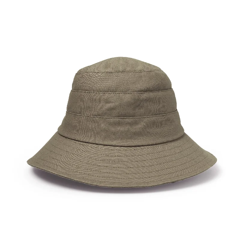 Beach Party Bucket Hat for Fun -Golf Bucket Hat - Khaki