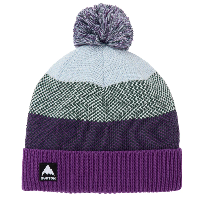 Black mesh cap for breathable summer wear -Burton Kids' Fleece-Lined Pom Beanie 2025