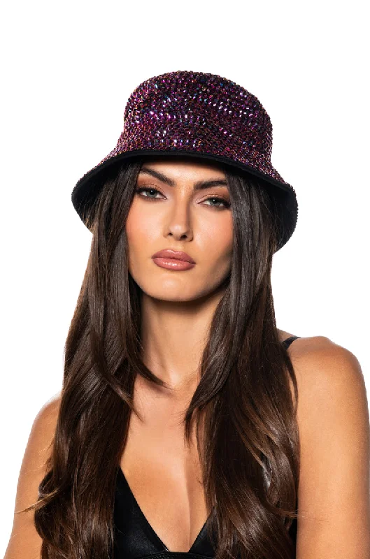 Formal Bucket Hat for Event -BLING QUEEN BUCKET HAT