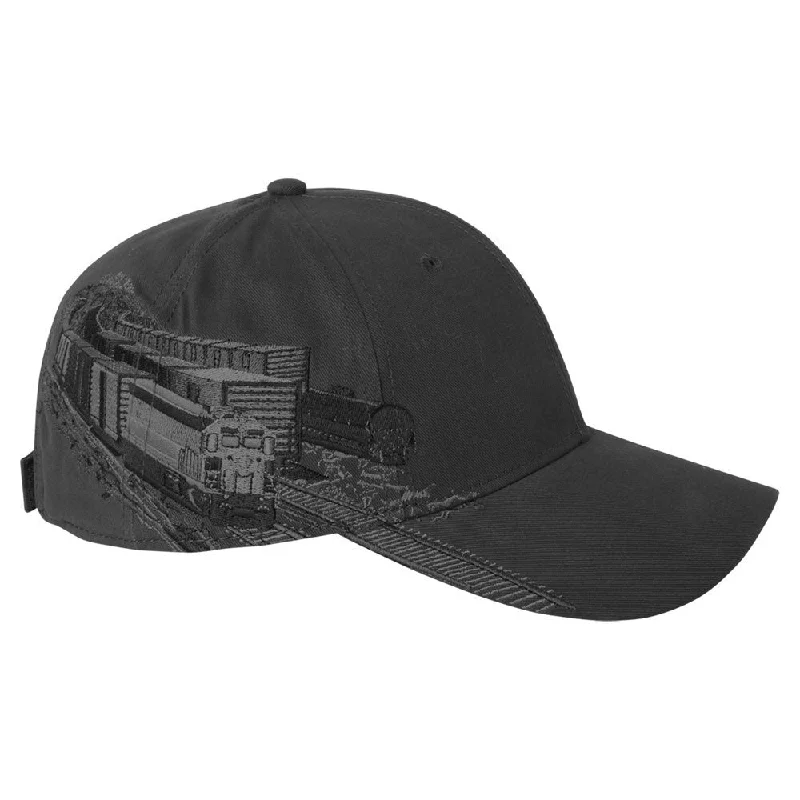 Classic straw sun hat for men with a relaxed fit for summer outdoor activities -Rail Yard Hat