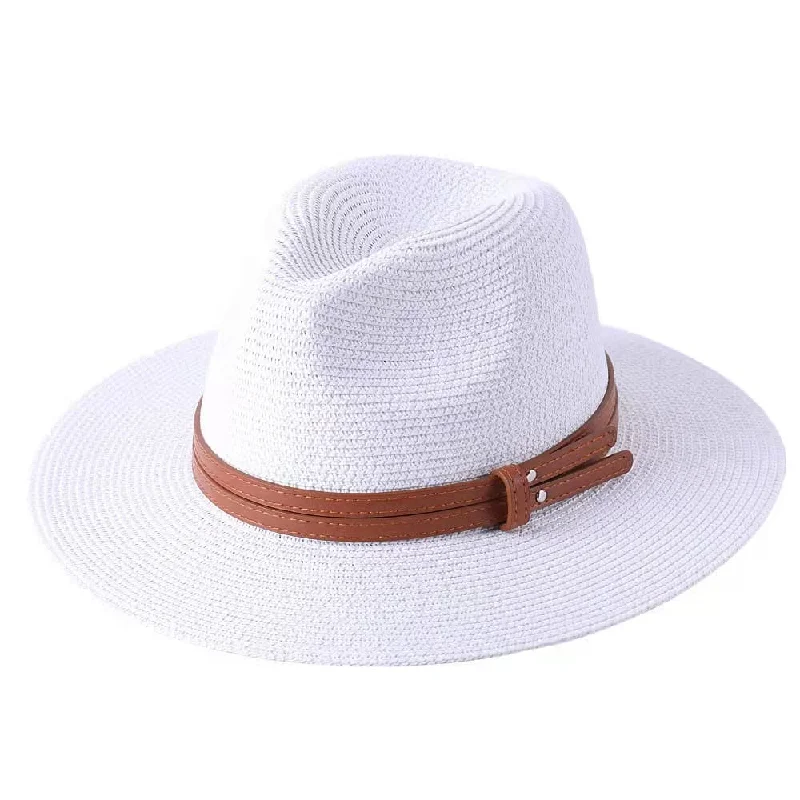 Warm felt hat for snowy mountain trips -Marbella Summer Fedora Hat