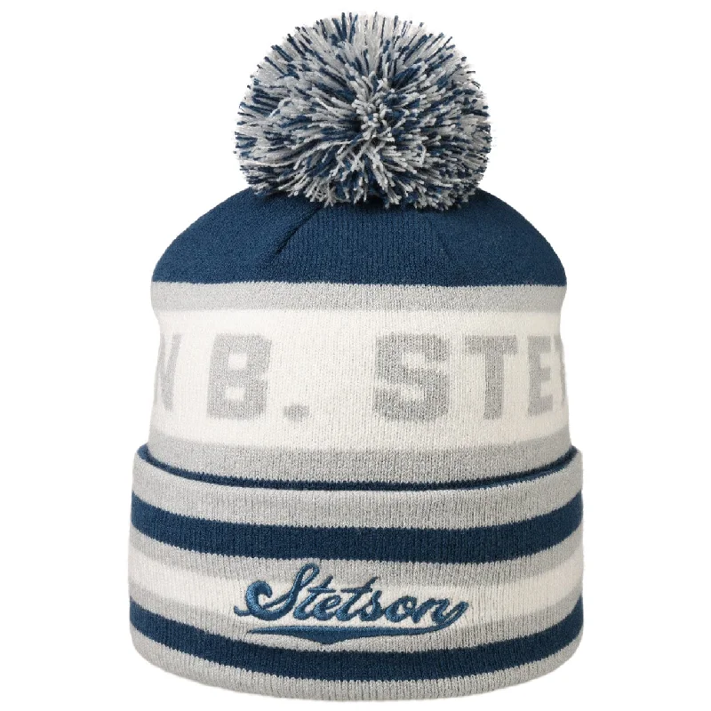 Minimal dad cap for understated charm -John B. Stetson Bobble Hat by Stetson