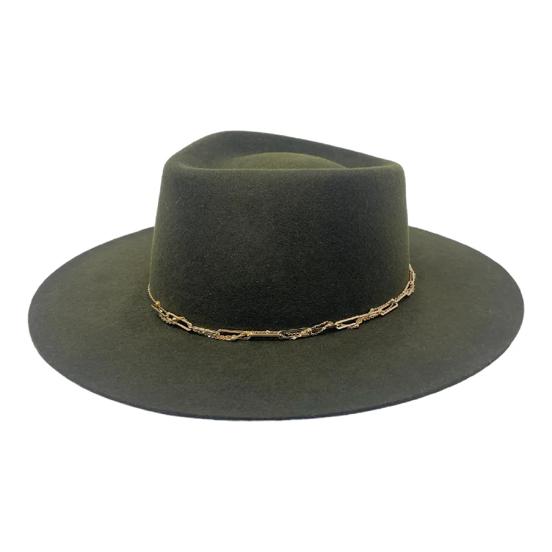 Stylish felt hat for fashionable headwear -Janis - Green