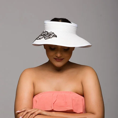 Designer wool felt hat for luxury lovers -Sweetlips-Sun visor for sports gym outdoors and beach