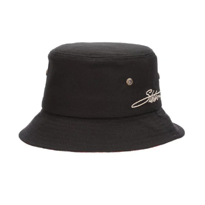 Anniversary Bucket Hat for Occasion -Stetson Bernese Water Repellent Poplin Bucket