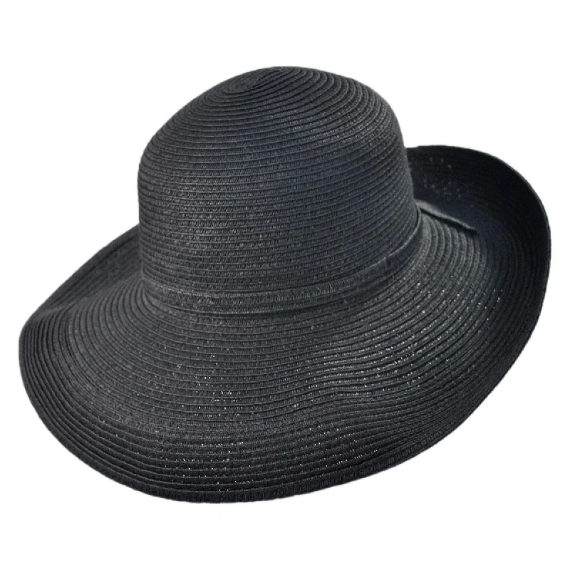 High-quality straw hat for men with a wide brim and durable construction -Wholesale Traveler Toyo Straw Sun Hat B2B Pre-Pack