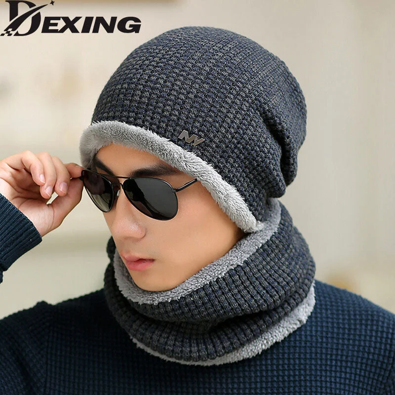 Soft cotton cap with breathable mesh back -Natural Knitted Cap