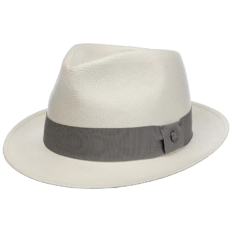 Simple straw hat for men with casual fit for beach and outdoor activities -Casual Elegance Panama Hat