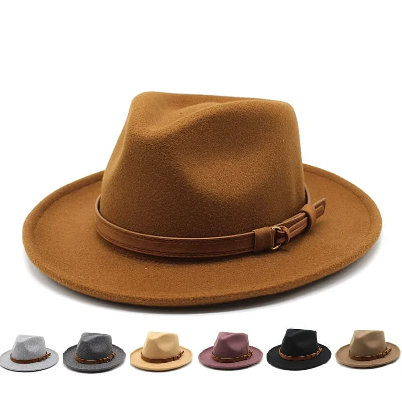 Affordable wool felt hat for simple elegance -Denis Wool Felt Fedora Hat