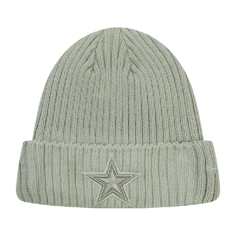 Camouflage cap with adjustable strap back -NFL DALLAS COWBOYS NEUTRAL UNISEX BEANIE (MOSS)