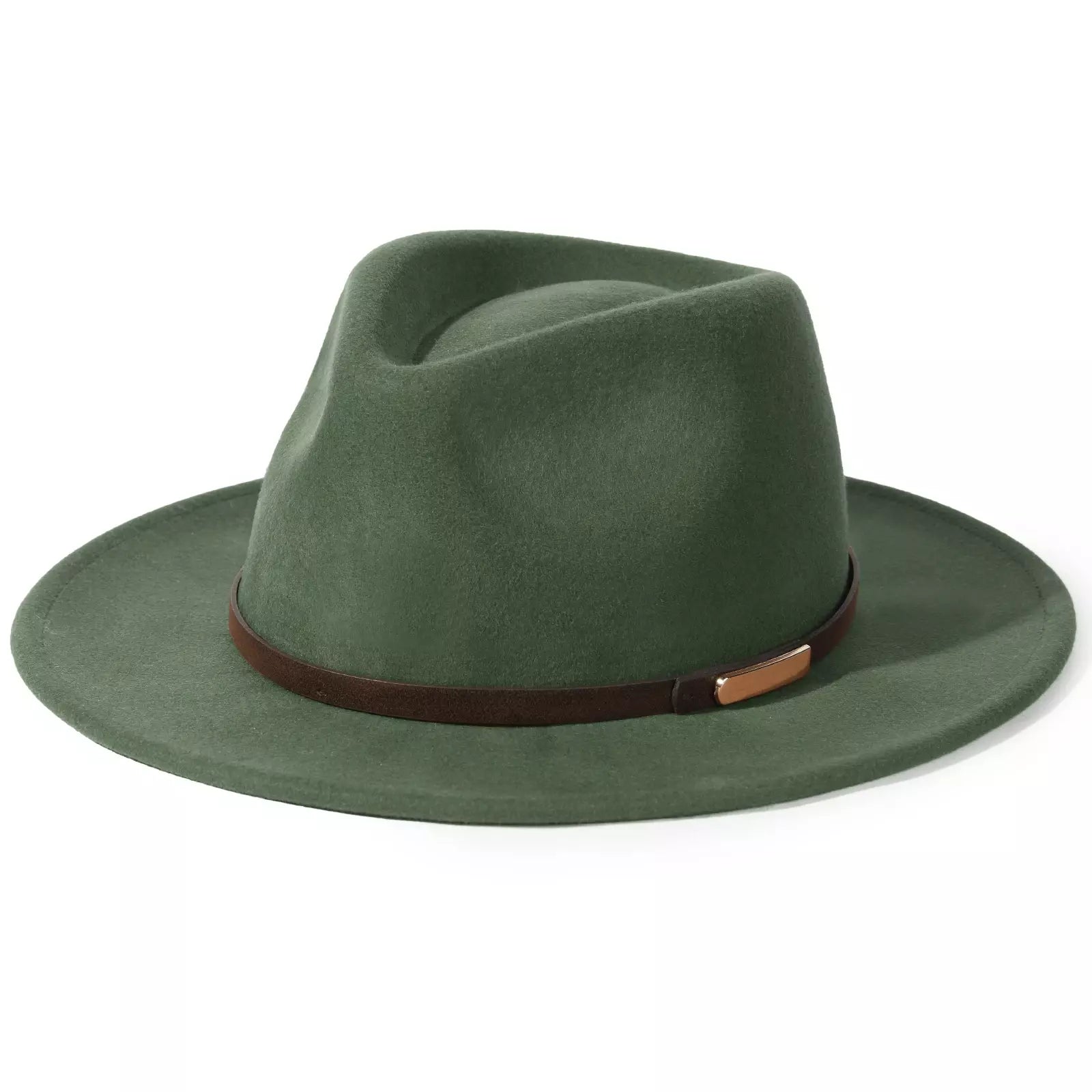 Affordable felt hat with durable wool blend -West Monroe Wool Fedora Hat