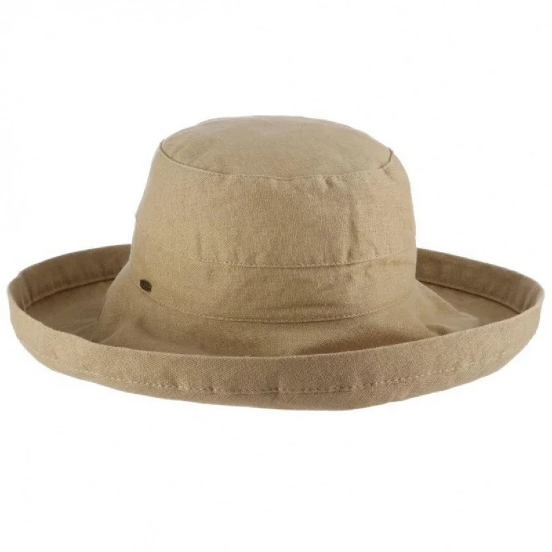 Casual straw bucket hat for men with laid-back look for summer wear -Lanikai Cotton Sun Hat