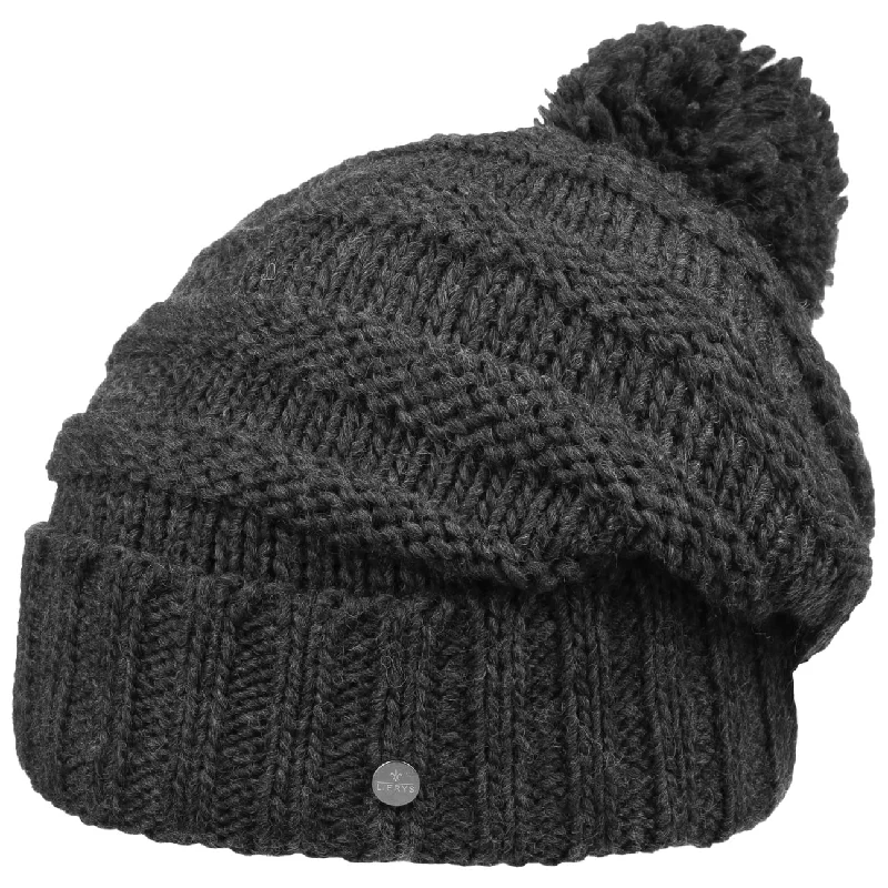 Adjustable snapback cap for easy fit tweaks -Jil Oversize Bobble Hat by Lierys