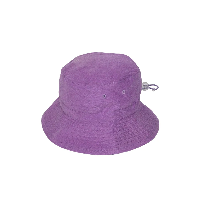 Gray Bucket Hat for Subtle -Ardon Bucket Hat - Purple