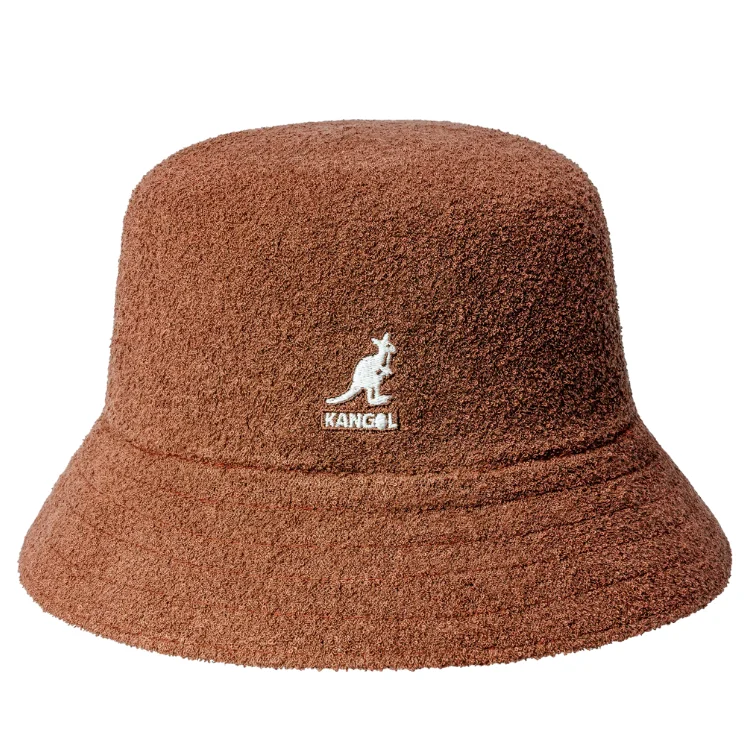 Purple Bucket Hat for Elegant -Kangol Bermuda Bucket - Mahogany