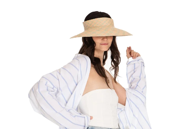 Luxury straw sun hat for women with wide brim and elegant finish -Mirabelle