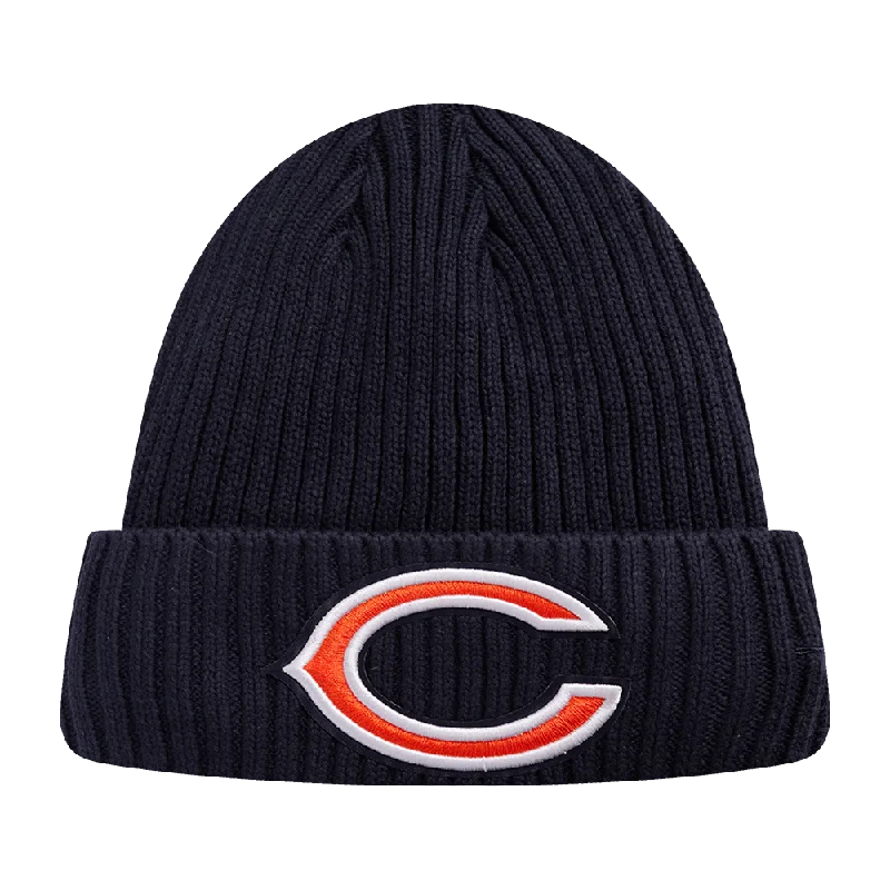 Lightweight sports cap for active workout days -NFL CHICAGO BEARS KNIT BOX SET BEANIE (MIDNIGHT NAVY)