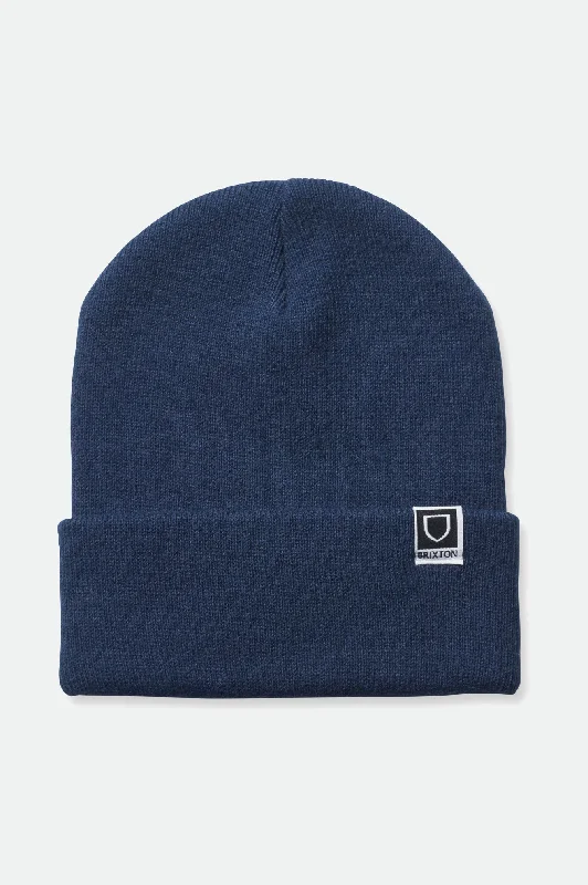 Bright neon cap for bold visibility needs -Harbor Beta Watch Cap Beanie - Washed Navy