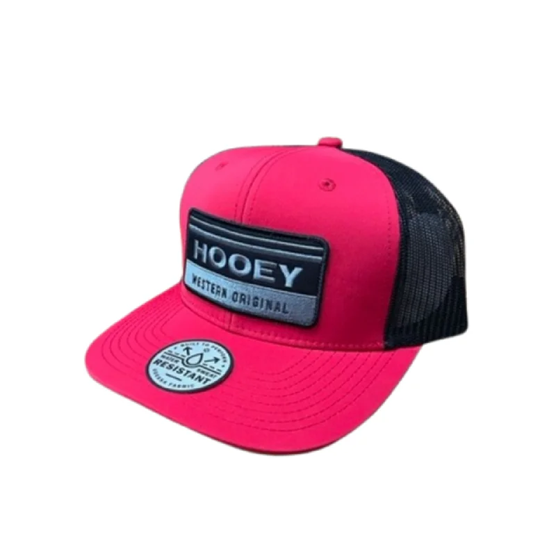 Beige Baseball Cap for Neutral -Hooey "Horizon" Red Grey & Black Logo Trucker Cap