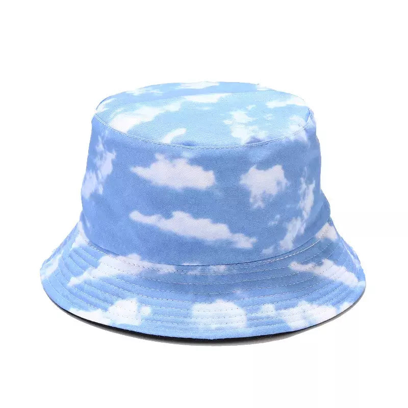 Tennis Bucket Hat for Game -Blue Sky Reversible Bucket Hat