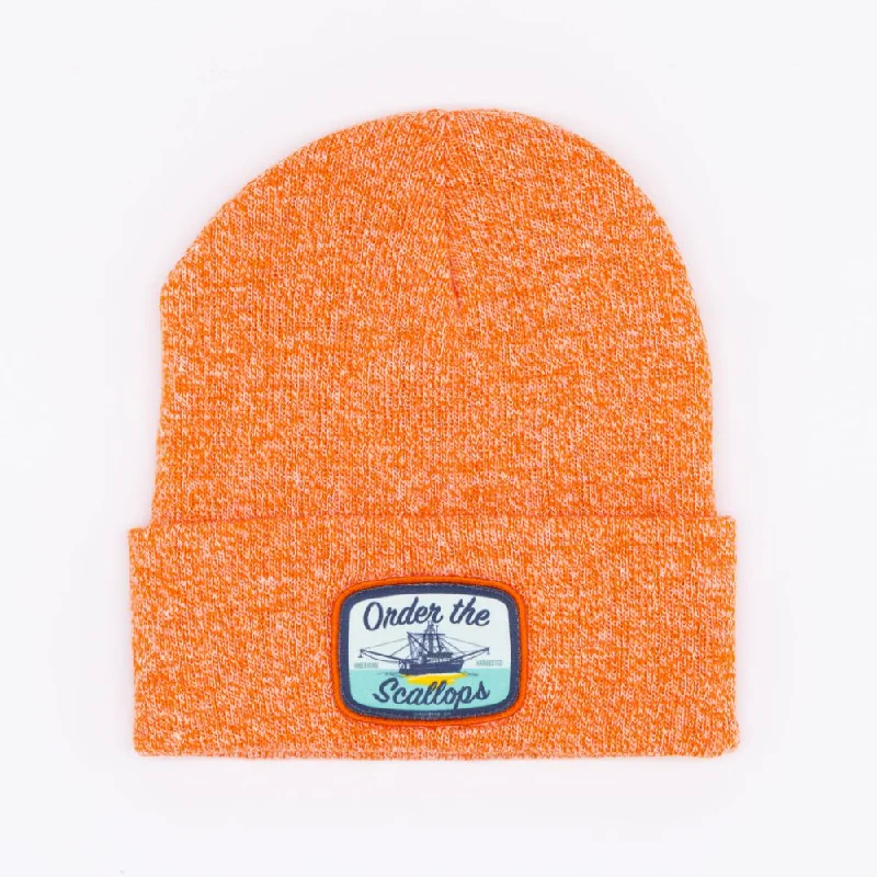 Sports cap with moisture-wicking fabric tech -Sea Gear - Order The Scallops Embroidered Beanie