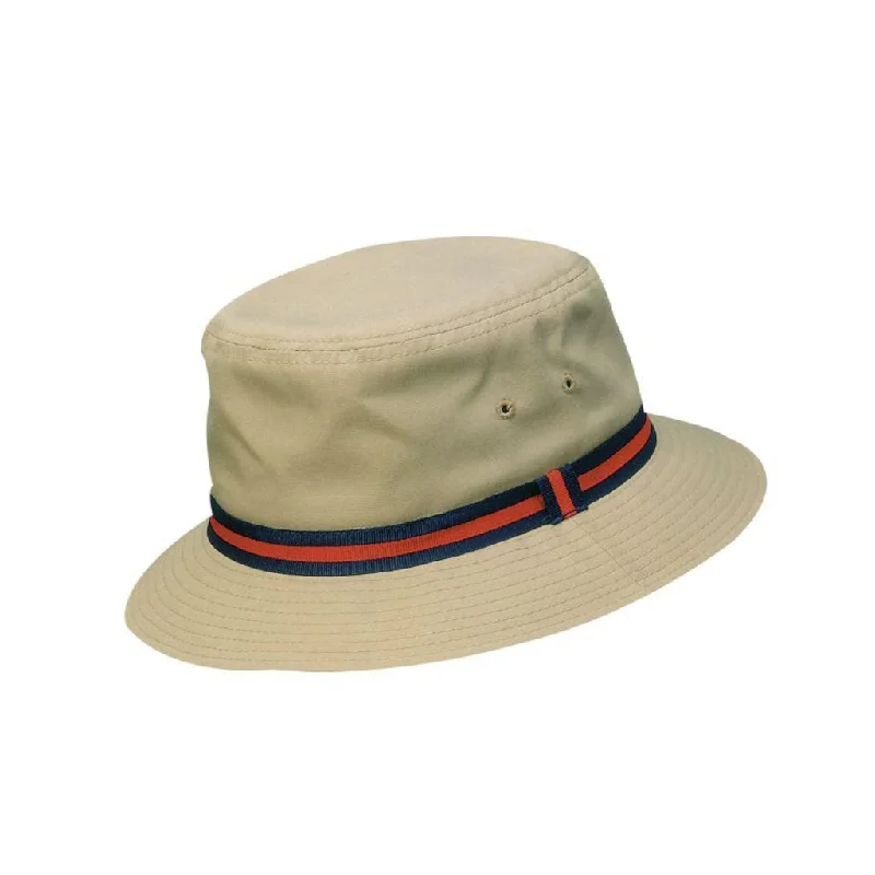 Birthday Bucket Hat for Celebration -Dorfman Weather Man Water Repellent Poplin Bucket Hat