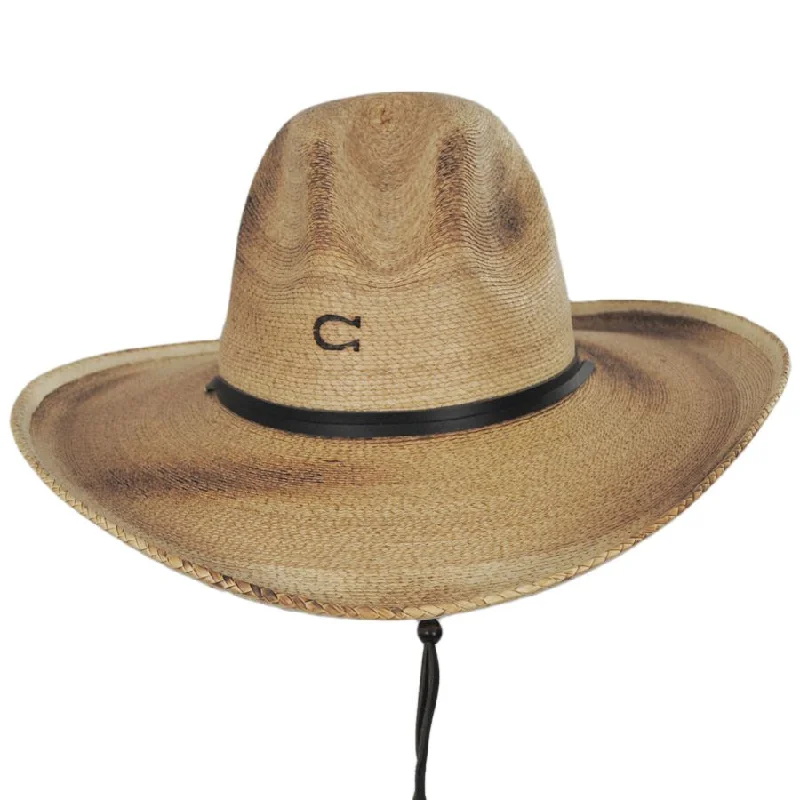 Versatile straw hat for men with narrow brim for casual and formal occasions -Ride or Die-Palm Straw